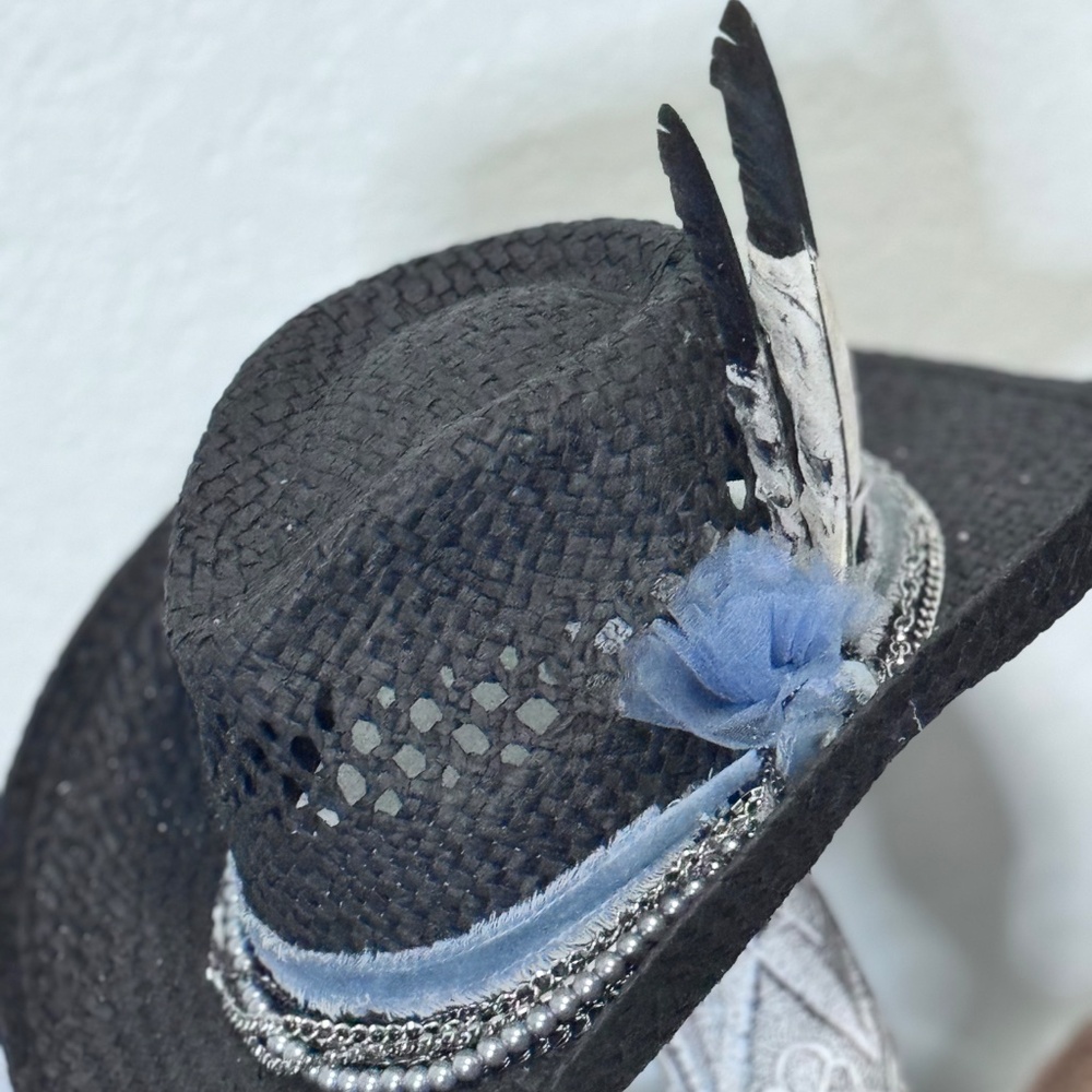 Cowboy Straw Hat View 3